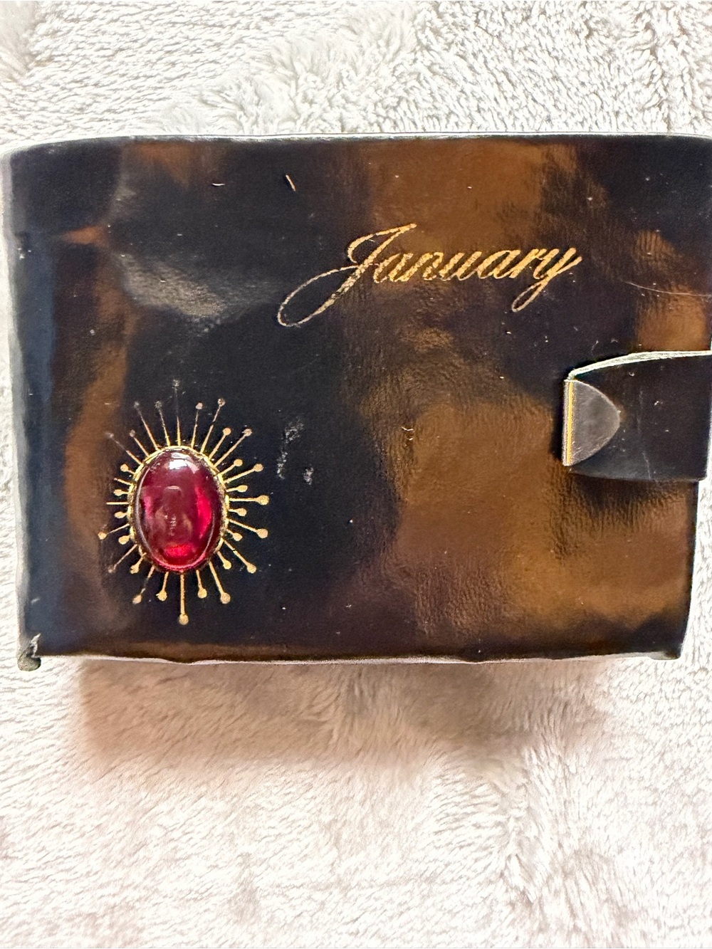January Black Vintage Wallet